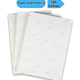 Papel Sublimático 100 Folhas Profissional A4 100g Para Sublimação