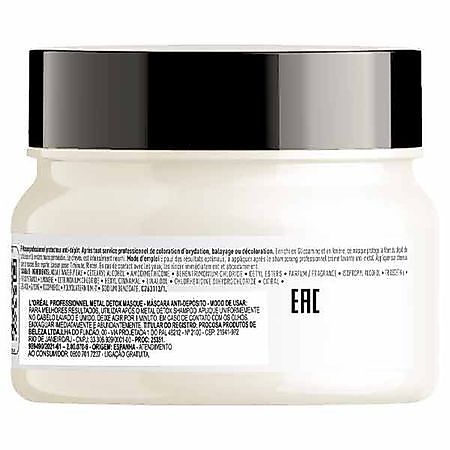 L'Oréal - Máscara Capilar 250ml Metal Detox — imagem 2 de 2