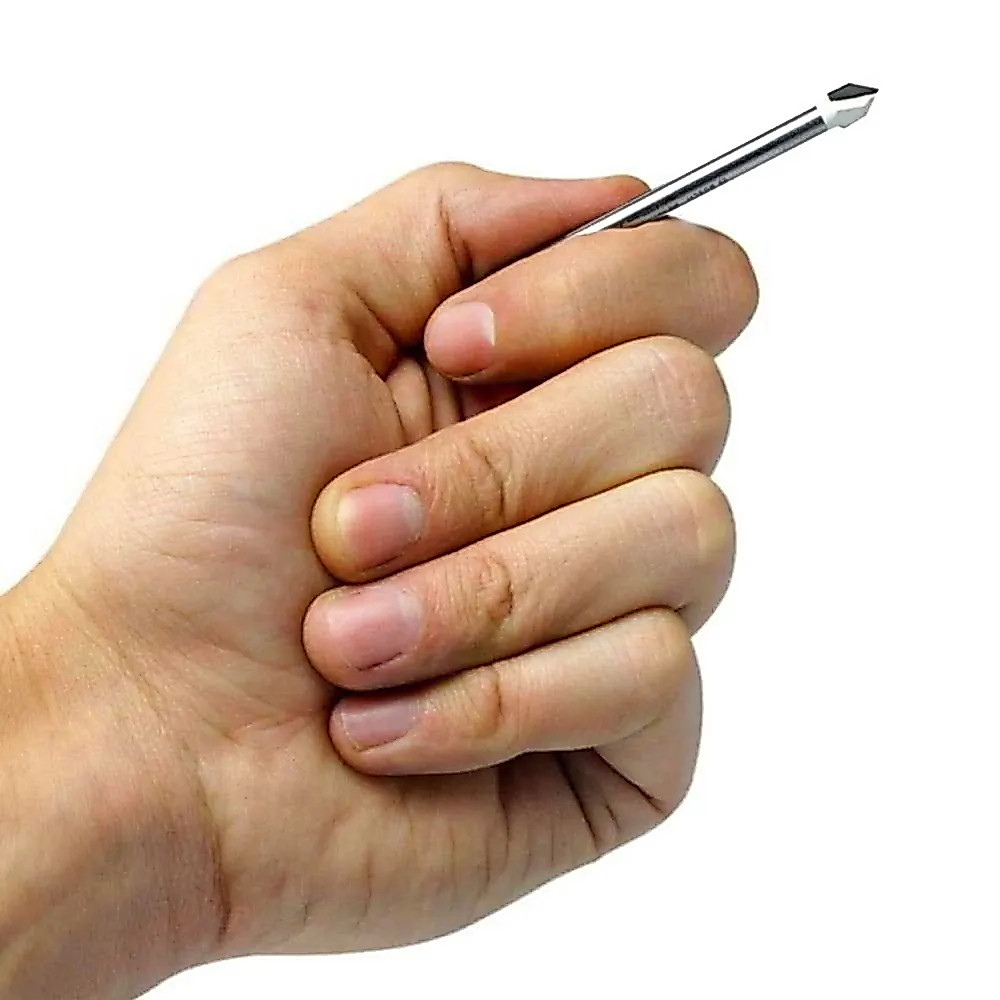 Broca Diamantada 06mm Ponta Flecha Para Furar Cerâmica Azulejos E Vidros Fura Fácil Com Precisão · foto 2