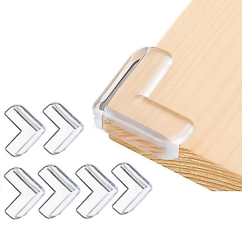 60 Peças Protetor De Quina Silicone Mesa Segurança Para Crianças E Bebes Proteção