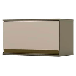 Armário Aéreo Cozinha Évelin 1 Porta Duna/Cristal - Henn