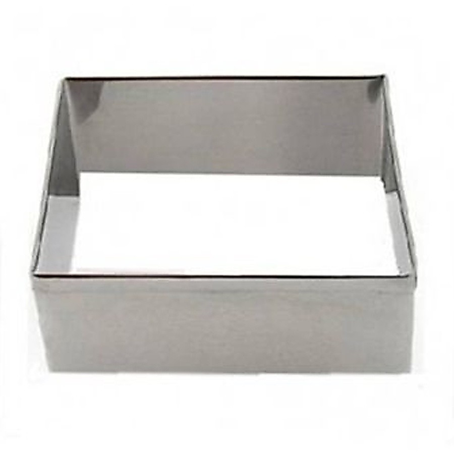 Cortador Aro Quadrado 5x5x4cm - 1 Unidade - Ref:2035 - RR Cortadores - Rizzo