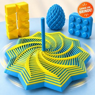 Kit Sensorial Premium 4 Peças Fidget Toy Articulado | Brinquedo Sensorial Antiestresse | Reduz ansiedade | Autismo TDAH