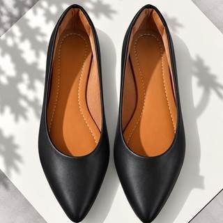 Sapatilha scarpan sapato feminino bico fino básico preto nude caramelo lisa luxo delicada moderna