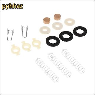 [pphhaz] Kit De Reparo De Válvula De Pistão De Trompete , Chave Drenagem , Almofada De Cortiça De Feltro De Mola , Peças