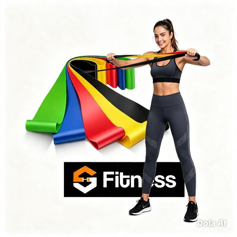 Kit 5 Faixas Elásticas Mini Band Para Exercícios Thera Band Treino em Casa Fisioterapia Academia Funcional -