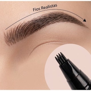 Caneta Sobrancelha Fio a Fio Preenche Falhas Efeito natural Microblading Á prova d'água