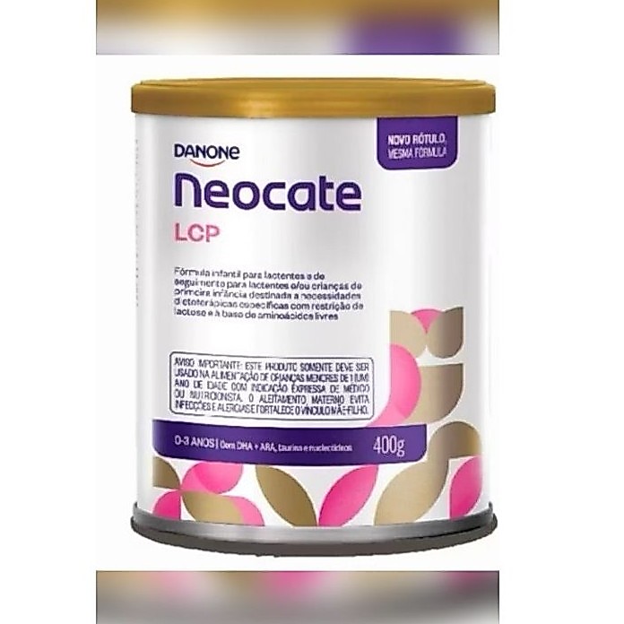 Fórmula Neocate Lcp Infantil para Alergia Alimentar Com Nota - Livre de Proteína Láctea, Lactose e Glúten