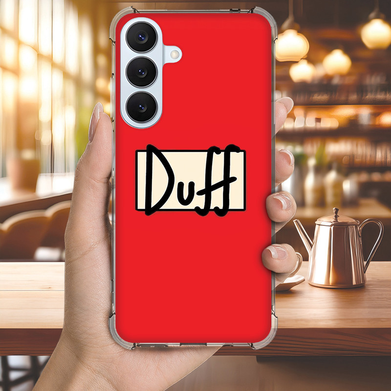 Capa Capinha GALAXY S10 S9 S8 A73 A72 A71 A55 A54 A53 A52 A51 A50 Anti-impacto Personalizada cerveja BEER DUFF (3435)