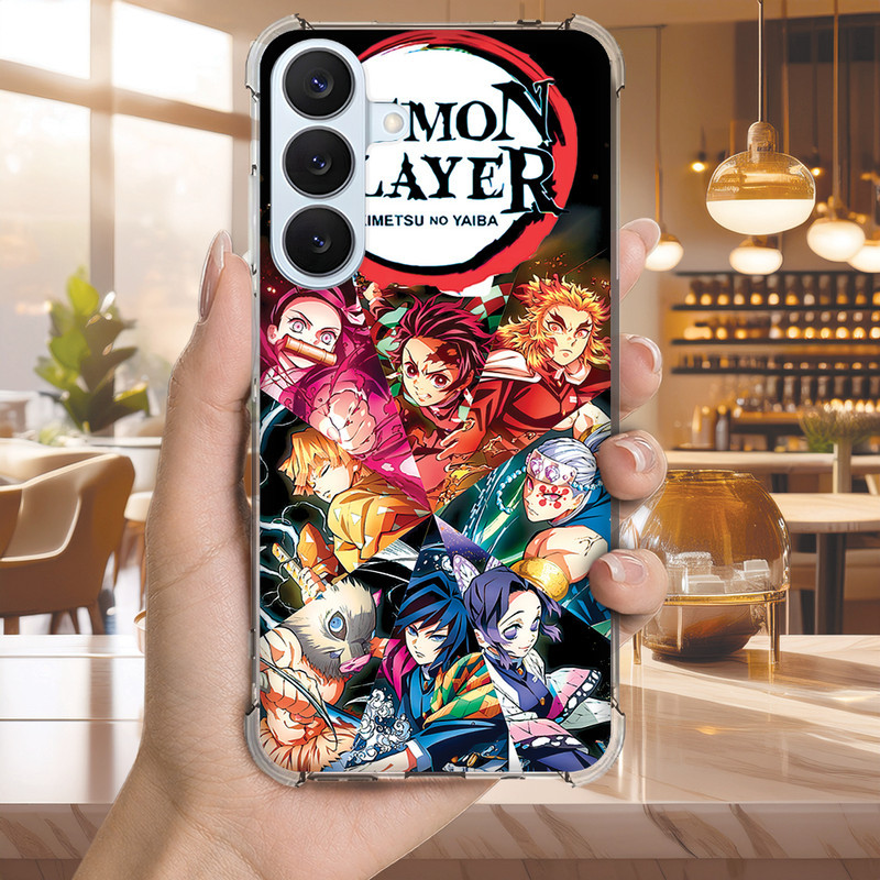 Capa Capinha GALAXY M35 M34 M33 M31 M23 M21S J8 Anti-impacto Personalizada anime DEMON slayer (4063)