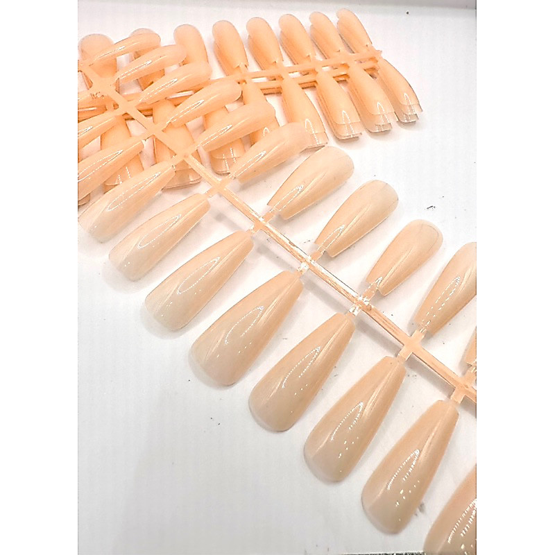 Unha Postiça Soft Gel Bailarina Helen Color 240pcs