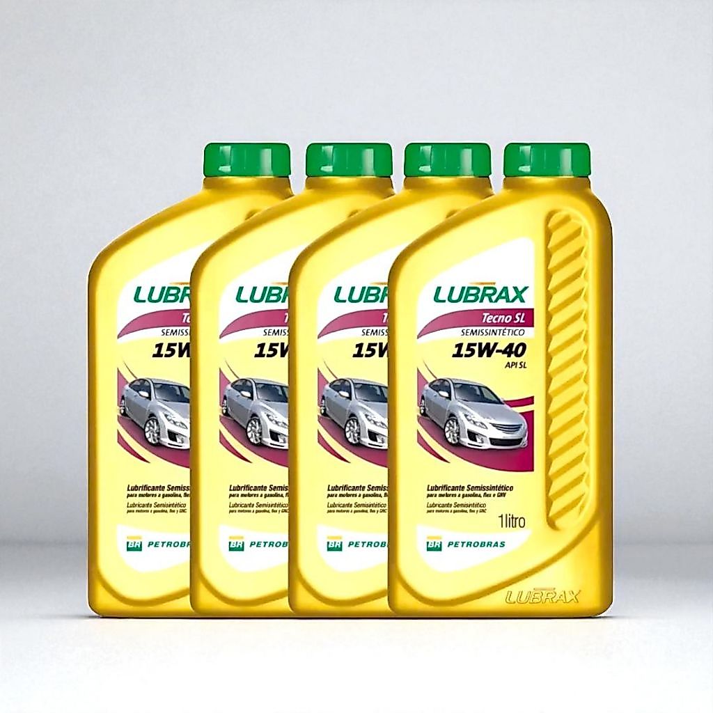 4L Oleo Motor Lubrax Tecno Sl 15w40 Semisintetico
