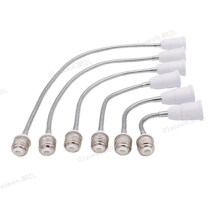 Conversores Flexíveis De Base De Lâmpada LED E27 Para E27 Conector De Tomada Extensão Do Cabo De Parede Adaptador Suporte Da BR2L