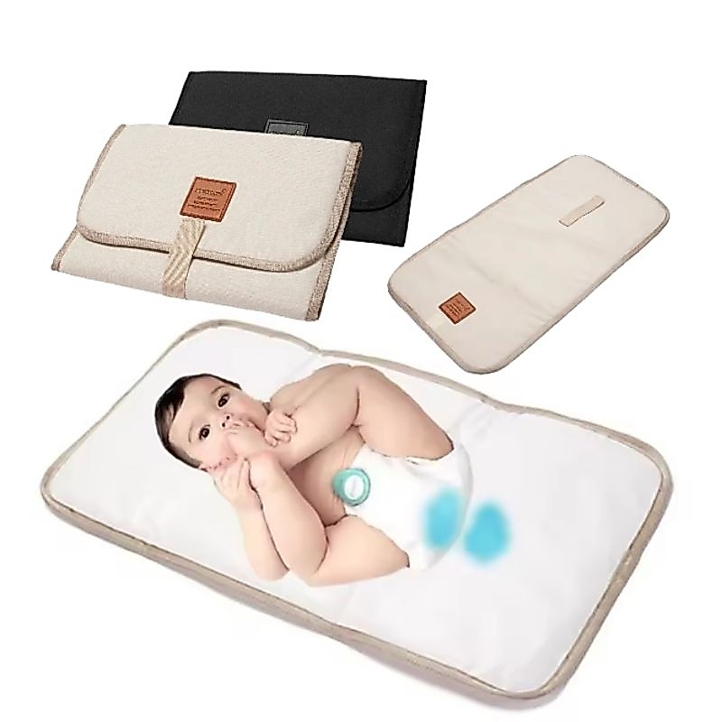 🍼 Tapete, Trocador Portátil para Troca de Fraldas da bebês – Impermeável, Dobrável e Lavável