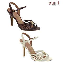 Sandália Tiras Vizzano Salto Fino