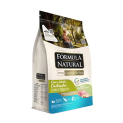 Ração Fórmula Natural Pro Controle de Peso Cães Adultos Mine Pequeno Sabor Peru 2,5kg Adimax