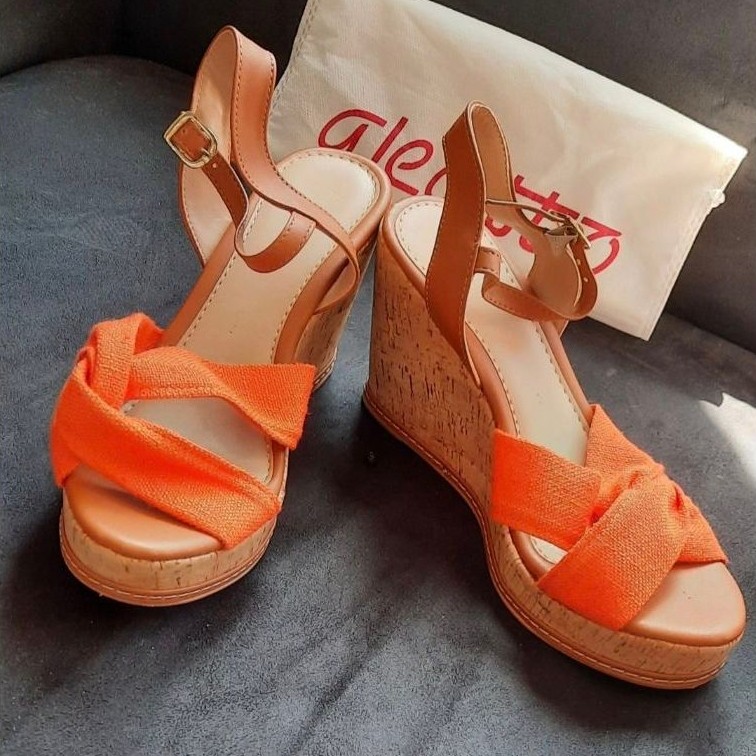sandália plataforma espadrile Anabela da aleatto confortável tendência