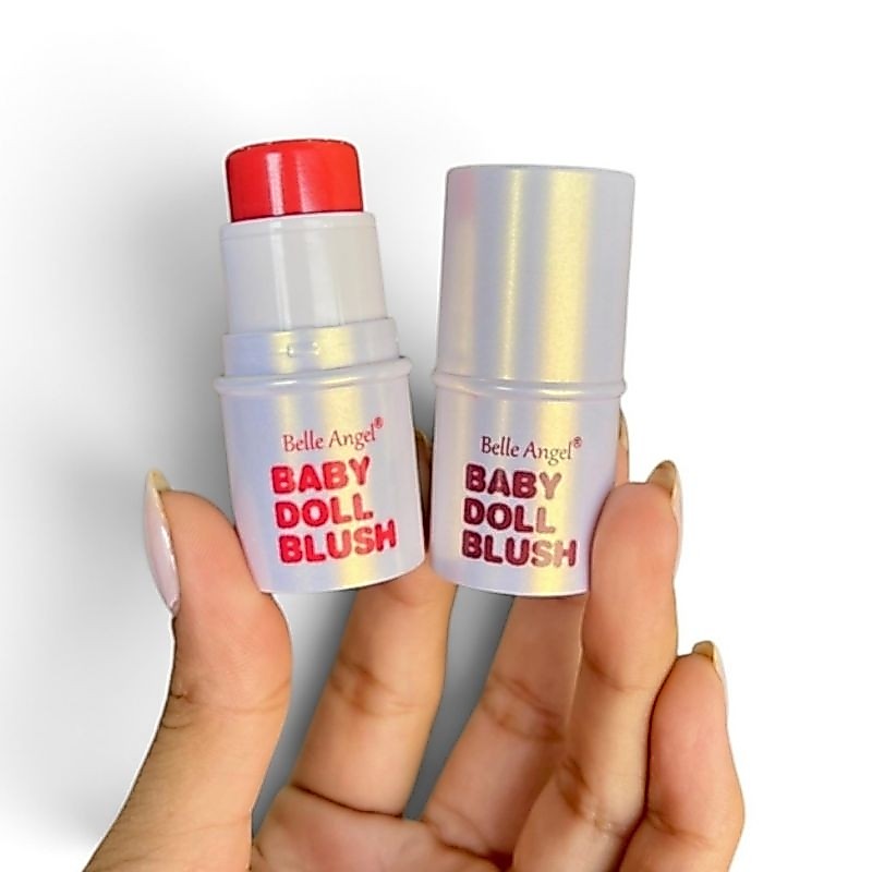 Blush Stick Bastão Baby Doll Belle Angel Cor 6 Maquiagem Facial Cremosa