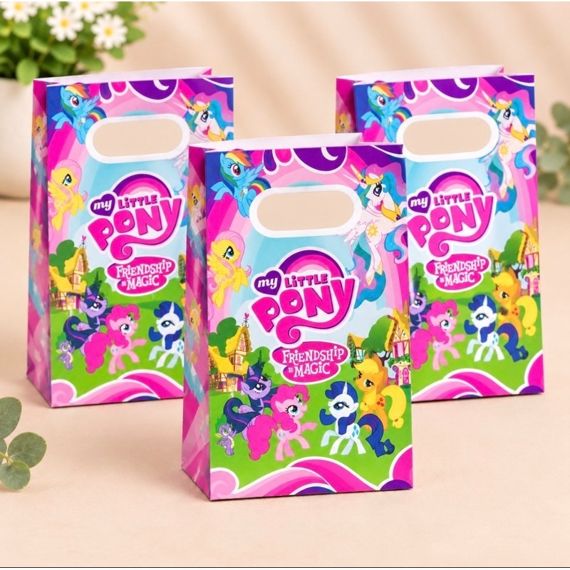 KIT PEGUE E MONTE SACOLINHAS  para Festas Mimos Aniversários Lembrancinhas MY LITTLE PONY pony