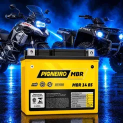 Bateria Pioneiro Moto 14bs 13ah Gs1200 Tiger V-strom