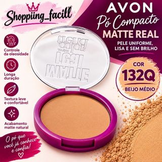 Pó Compacto Facial Avon Color Trend 7 g pó Com Espelho, Sem esponja, e Pó sem espelho e sem esponja