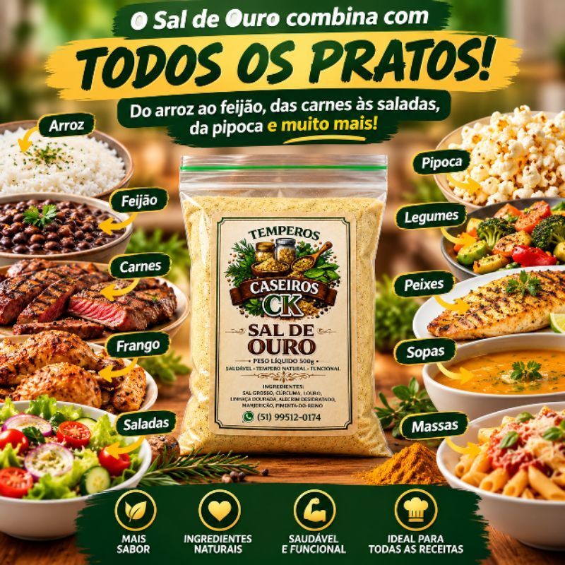 Sal de Ouro 1kg — imagem 2 de 2