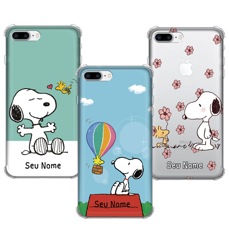 Capinha compatível com iPhone 7 Plus - Snoopy