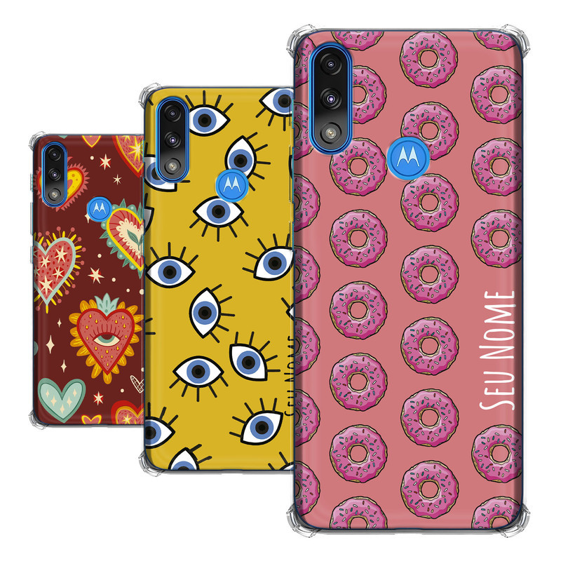Capa para Motorola Moto E7 Power Coleção Coleção Padrõess