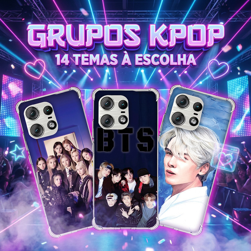 Capa Capinha REDMI 13C 13 12C 12 10C 9T 9C A3 POCO X7 PRO X6 X5 Anti-impacto Personalizada tema POP K-POP KPOP coreano