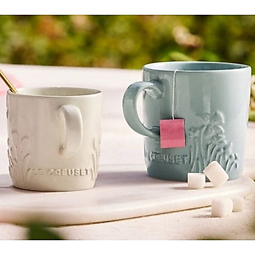 Caneca De Chá De Cerâmica Jardin 350 Ml Sea Salt Le Creuset