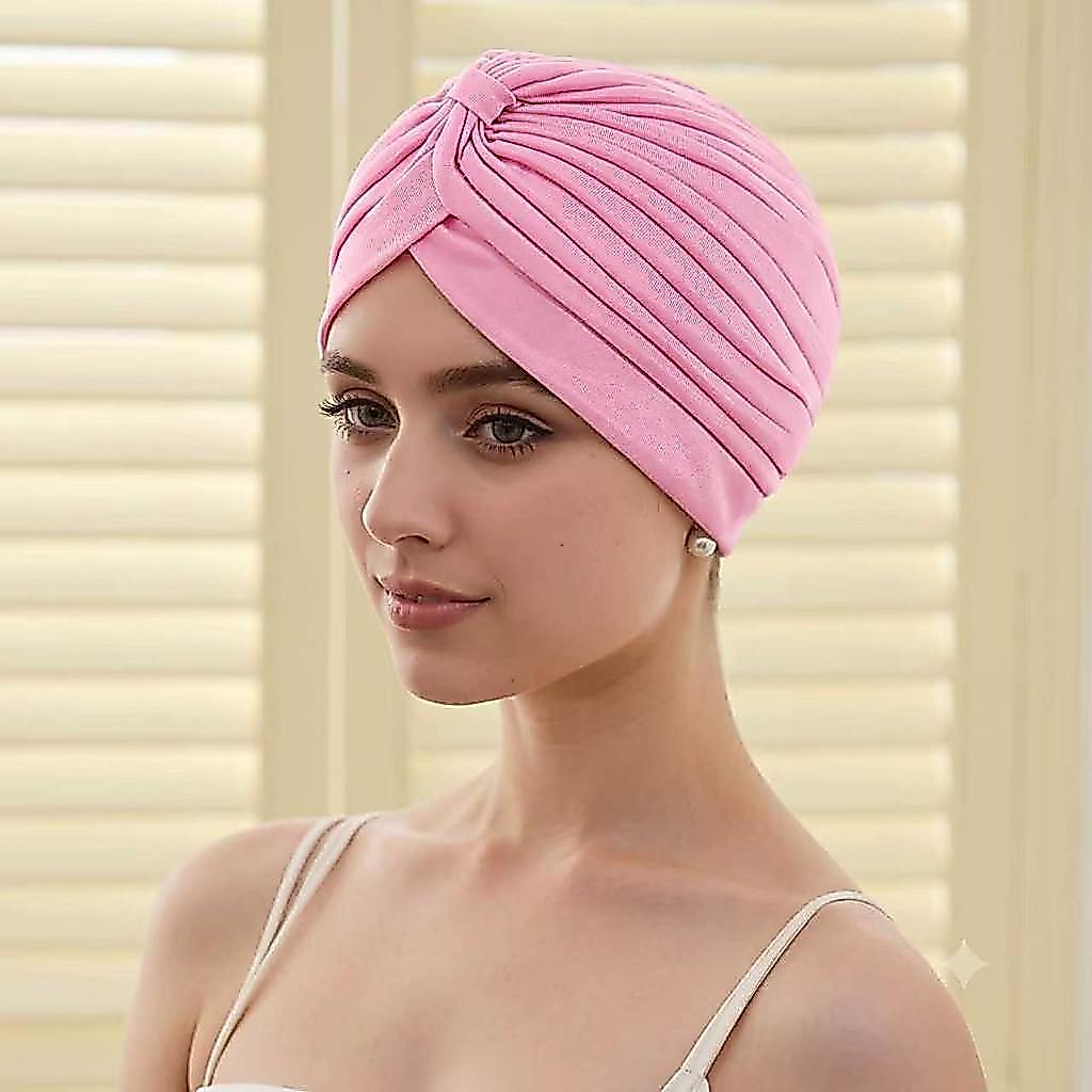 Turbante Elástico Feminino Diversas Tonalidades, Acessório Leve Confortáve