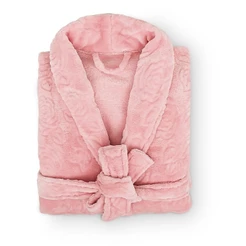 Roupão Feminino Microfibra Lady Adulto Plush Flannel Macio Manga Longa