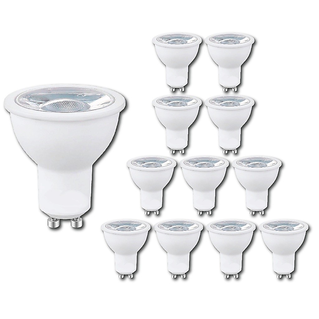 kit 12 Lampada dicróica led 4,8w mr16 gu10 bivolt 3000k 4000k 6000k para spot