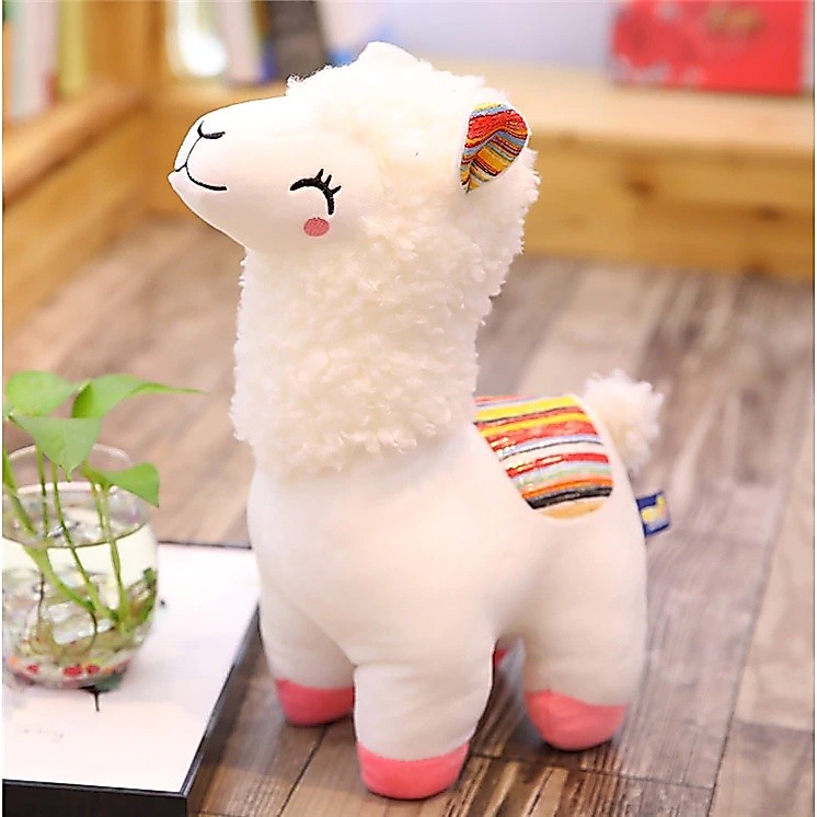 Pelúcia Lhama/ovelha/alpaca Macia E Delicada 25 Cm