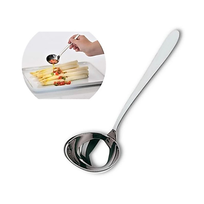 Concha Pequena Para Molhos/Feijão Em Aço Inox 22,5cm