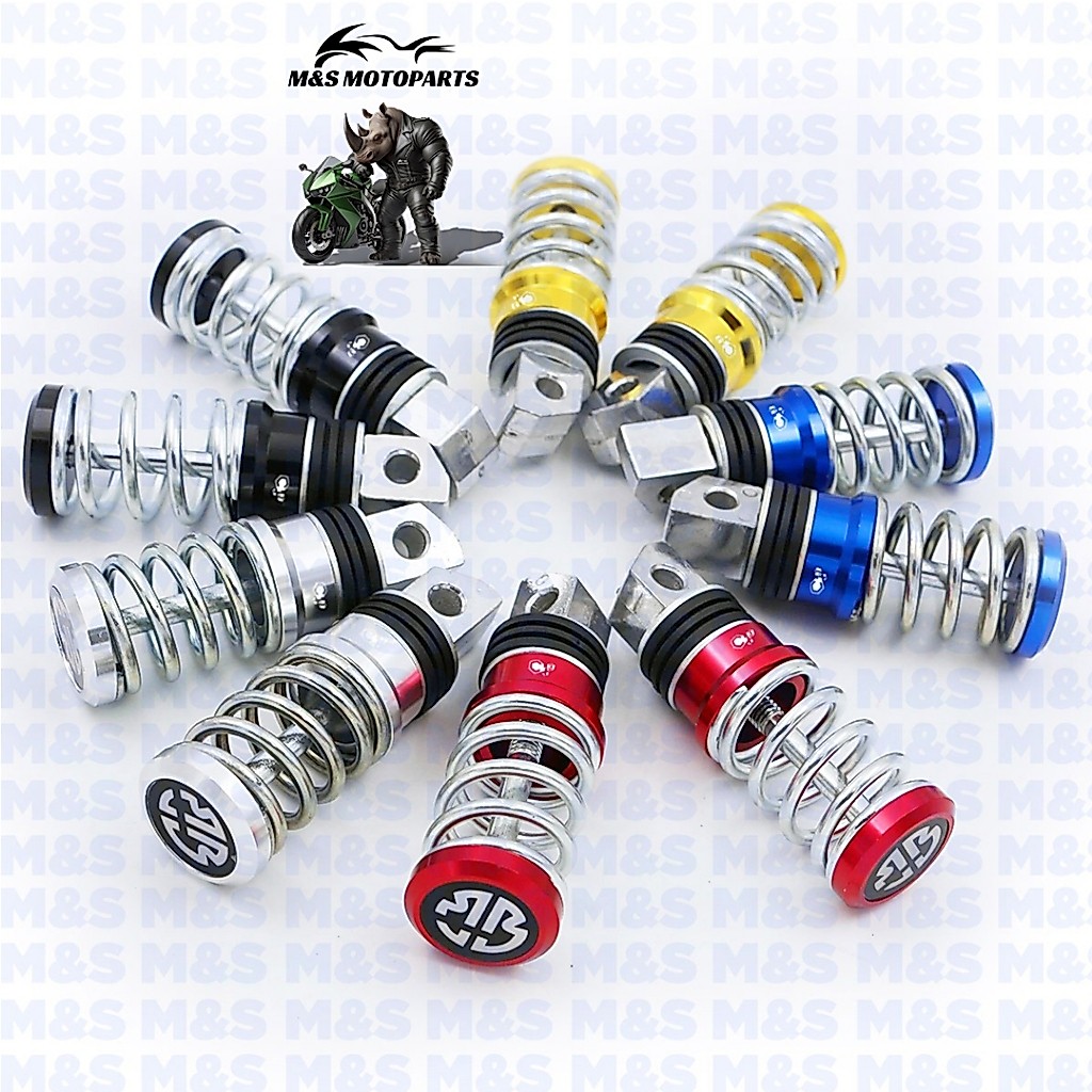 Pedaleira Esportiva Mola Universal Moto Honda, Yamaha, Kawasaki, Suzuki