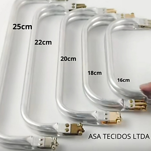 Fecho de Bolsa Tubular Boca de Lobo Para Bolsas - Und