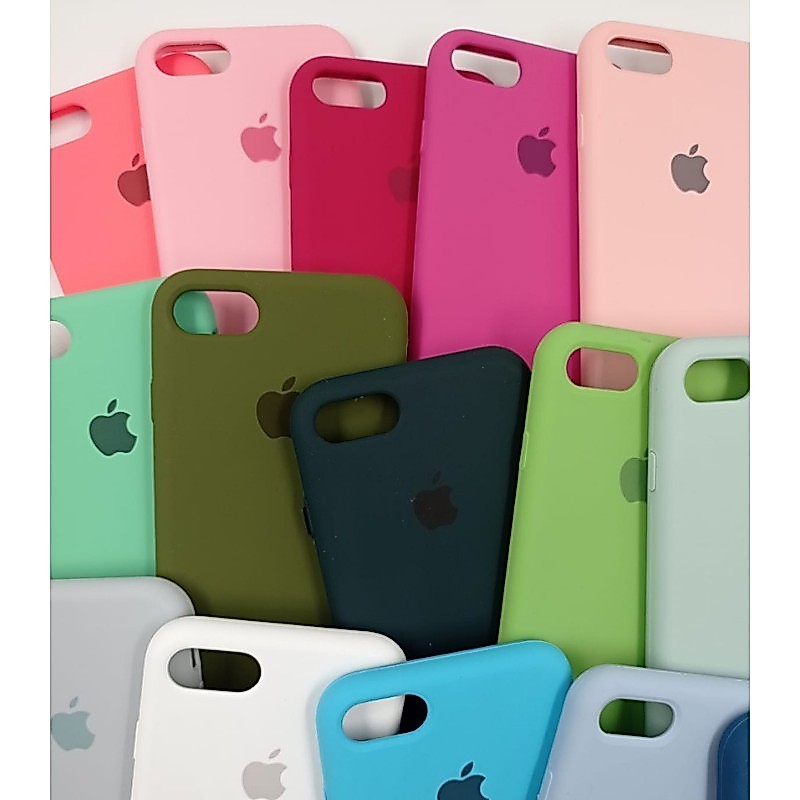 Capa Silicone Aveludada Premium iPhone 7 8 SE 2ª 3ª Geração Proteção Interna