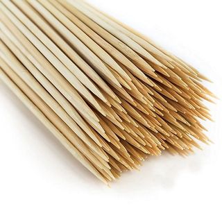 Kit Palito para Churrasco Cozinha de Bambu com 50 Unidades (25 ou 30 cm) (1 3 e 5 pacotes)- Inoven