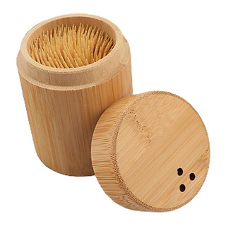 Suporte para Palitos de Bambu Wangxing Caixa de Armazenamento de Escritório Grande Capacidade Palitos Sanitários