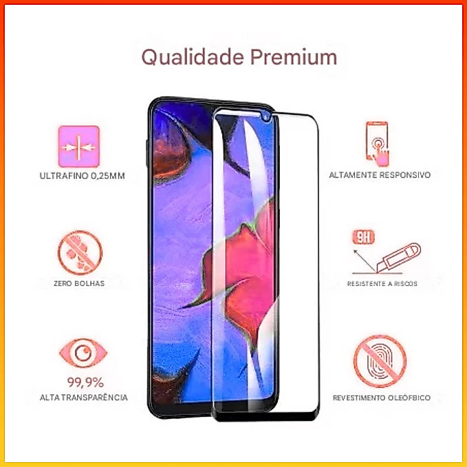 Película de Cerâmica 9D Flexível de Hidrogel para Samsung A03/A03S/A03 CORE/A13/A23/A33/A53/A73