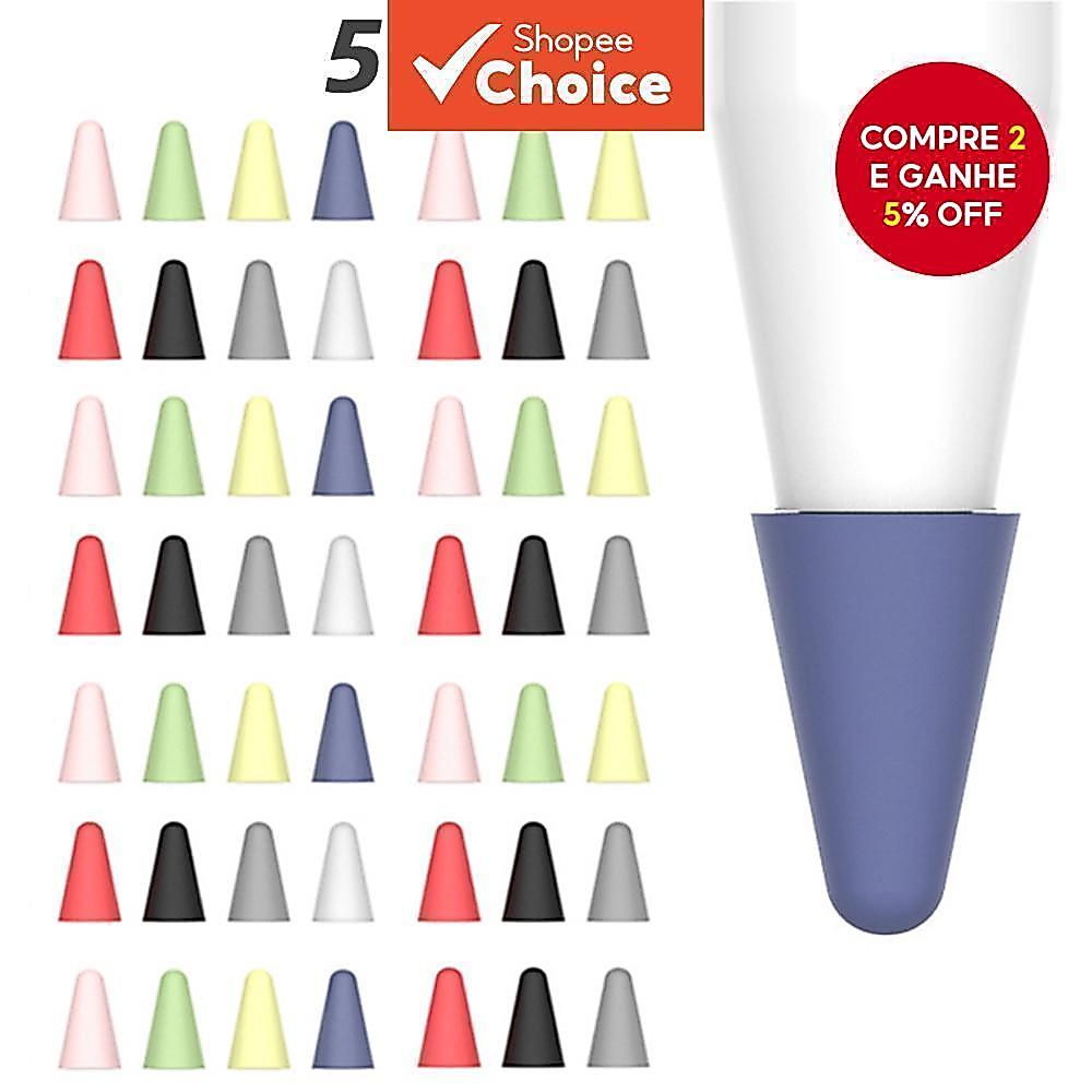 Novo 50 Pçs Silicone Lápis Ponta Caso Nib Capa Protetora Para Apple Pencil (1a E 2a Geração)