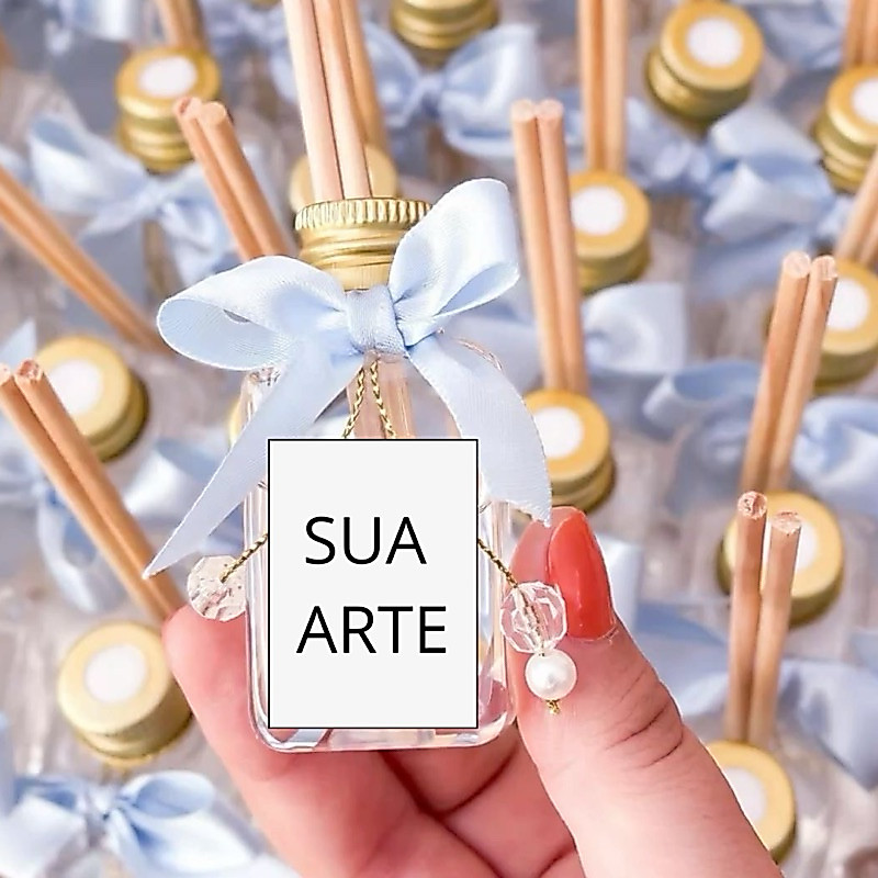 80|90|100 Mini Aromatizadores de Ambiente Lembrancinha Personalizada Casamento Chá de bebê Maternidade