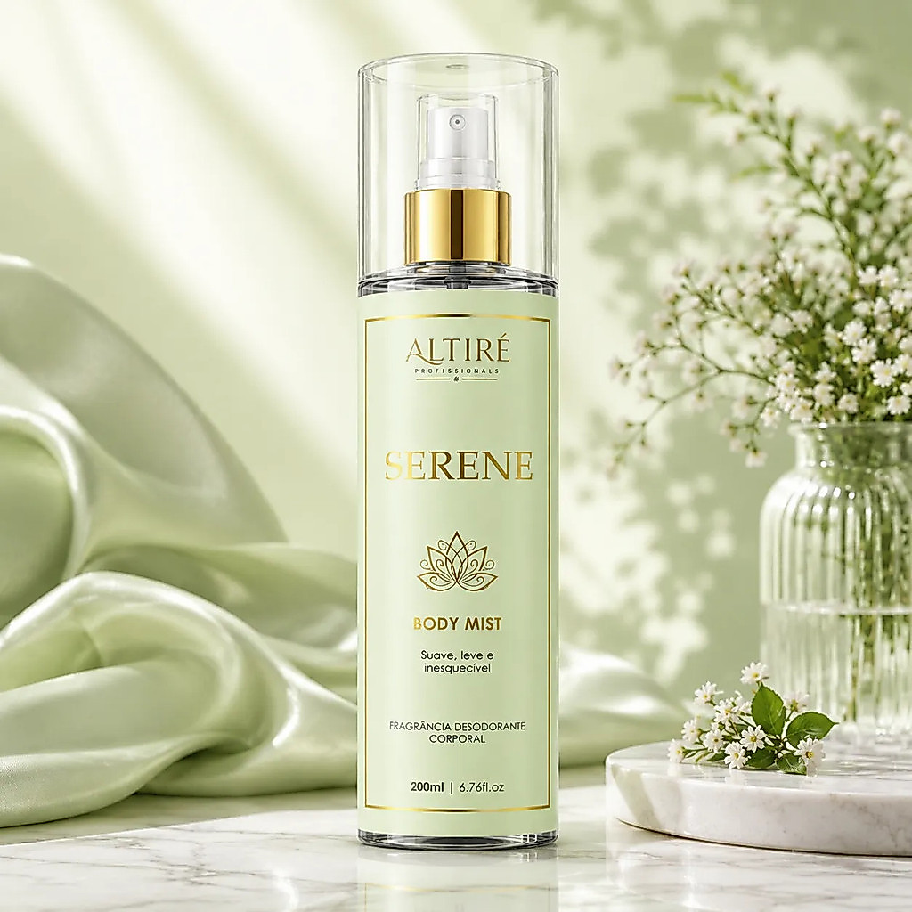 Body Splash Altiré Serene 200ml Perfume Corporal Original Longa Duração Fragrância Feminina