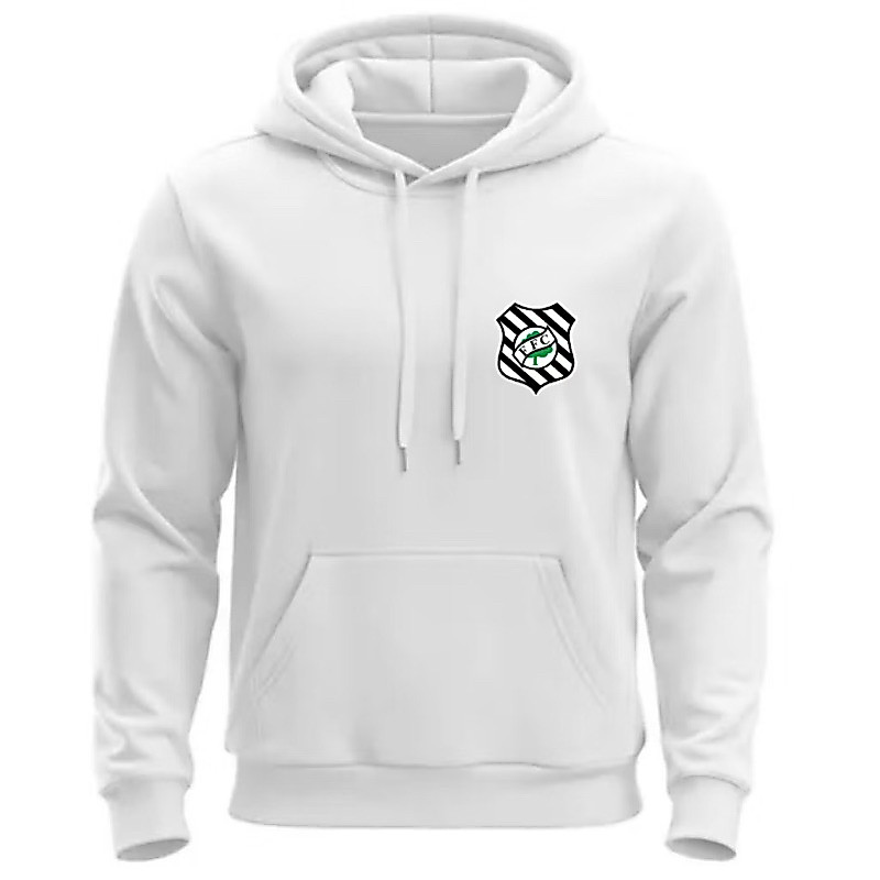 Moletom Flanelado Canguru Blusa Quentinha Casaco Figueirense Furacão Estampado Desenho Times