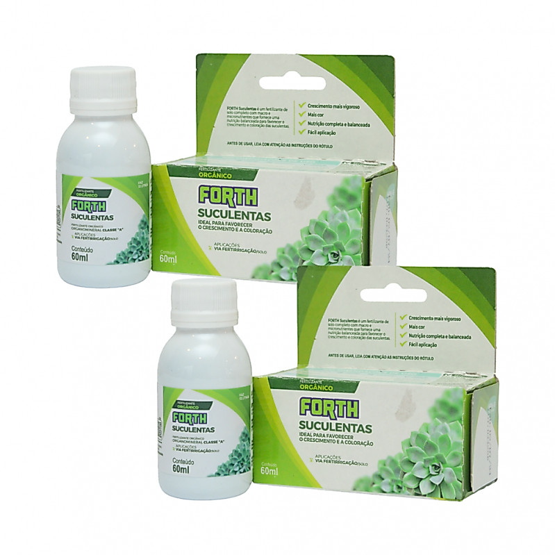 Fertilizante FORTH Suculentas Liquido Concentrado 60ml