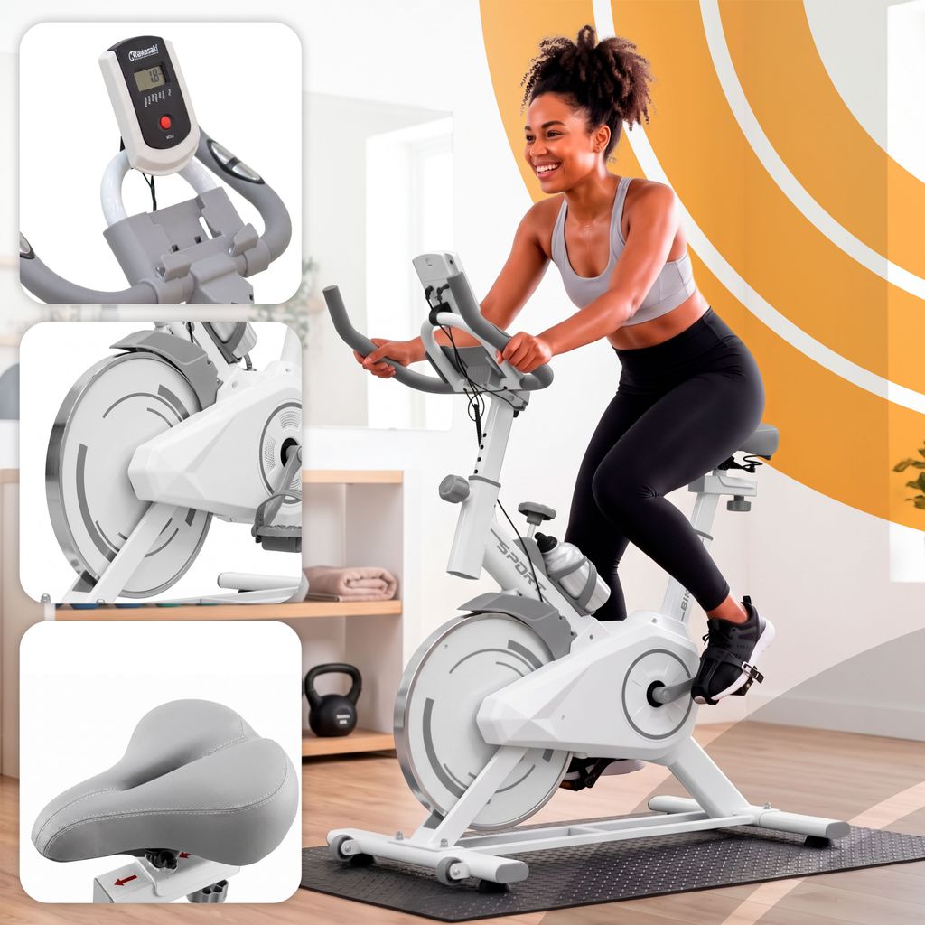 Bicicleta Bike Spinning Ergométrica Treino Eficiente Ajuste de Conforto