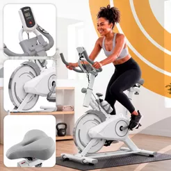 Bicicleta Bike Spinning Ergométrica Treino Eficiente Ajuste de Conforto