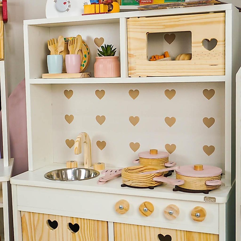 Cozinha Infantil Petit Madeira com Livro Educativo — imagem 2 de 2