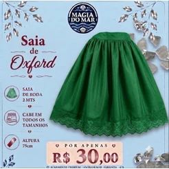 SAIA DE UMBANDA/CANDOMBLÉ/KIMBANDA RAÇÃO VERDE - 2 M